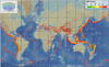 map of global earthquakes