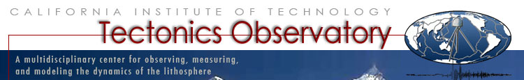 California Institute of Technology and Tectonics Observatory